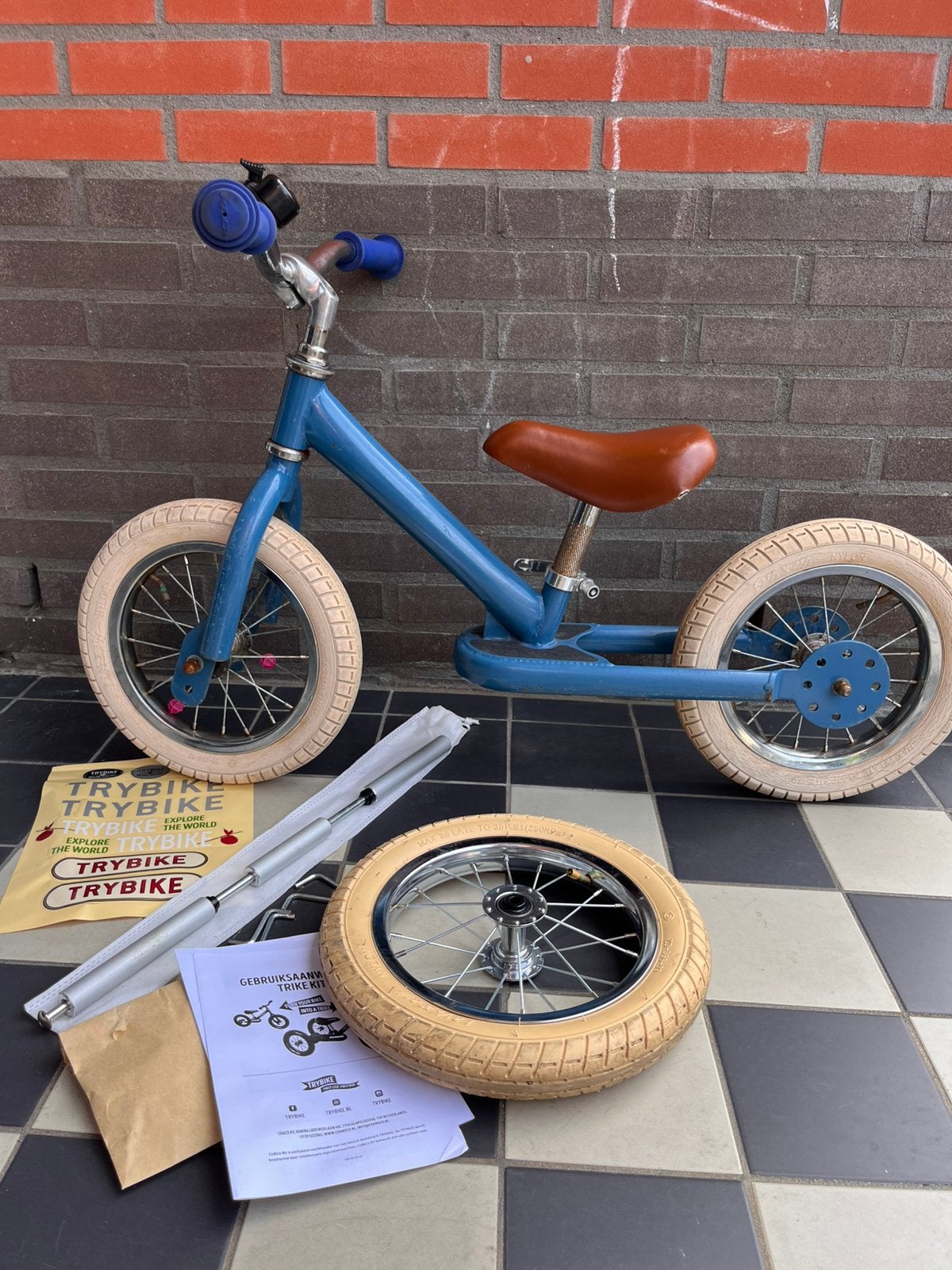 Trybike/tribike 2-in-1 loopfiets, Ophalen, Gebruikt, Minder dan 16 inch