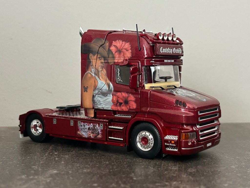 Tekno 1/50 Scania T Topline Contship, Verzenden, Nieuw, Bus of Vrachtwagen, Tekno