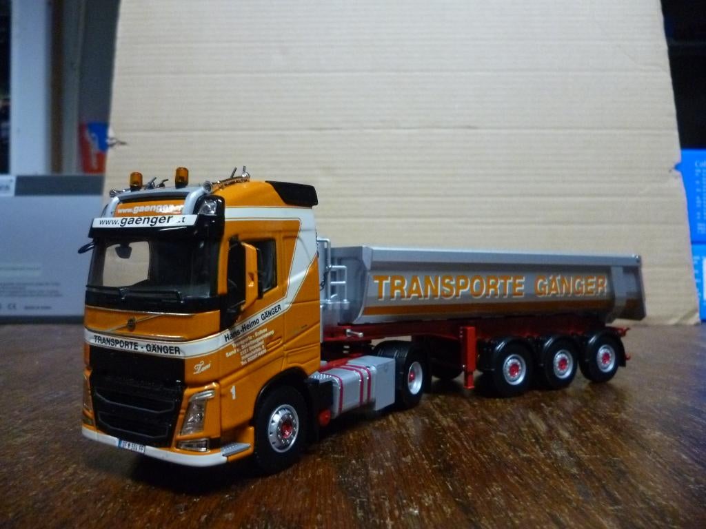 WSI Volvo FH4 Transporte Ganger, Ophalen of Verzenden, Zo goed als nieuw, Bus of Vrachtwagen, Wsi