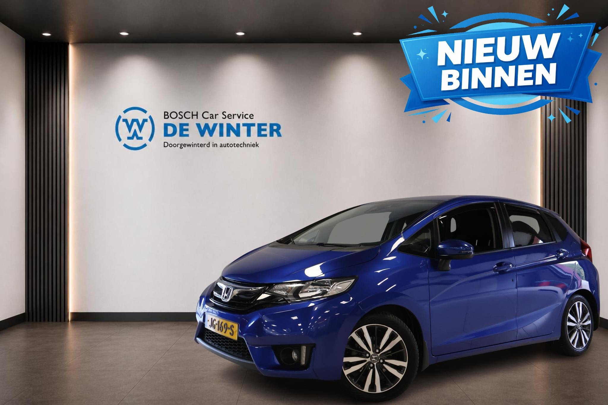Honda Jazz 1.3 i-VTEC Elegance | AllSeason | Trekhaak |, Auto's, Gebruikt, 4 cilinders, Met garantie (alle), Blauw