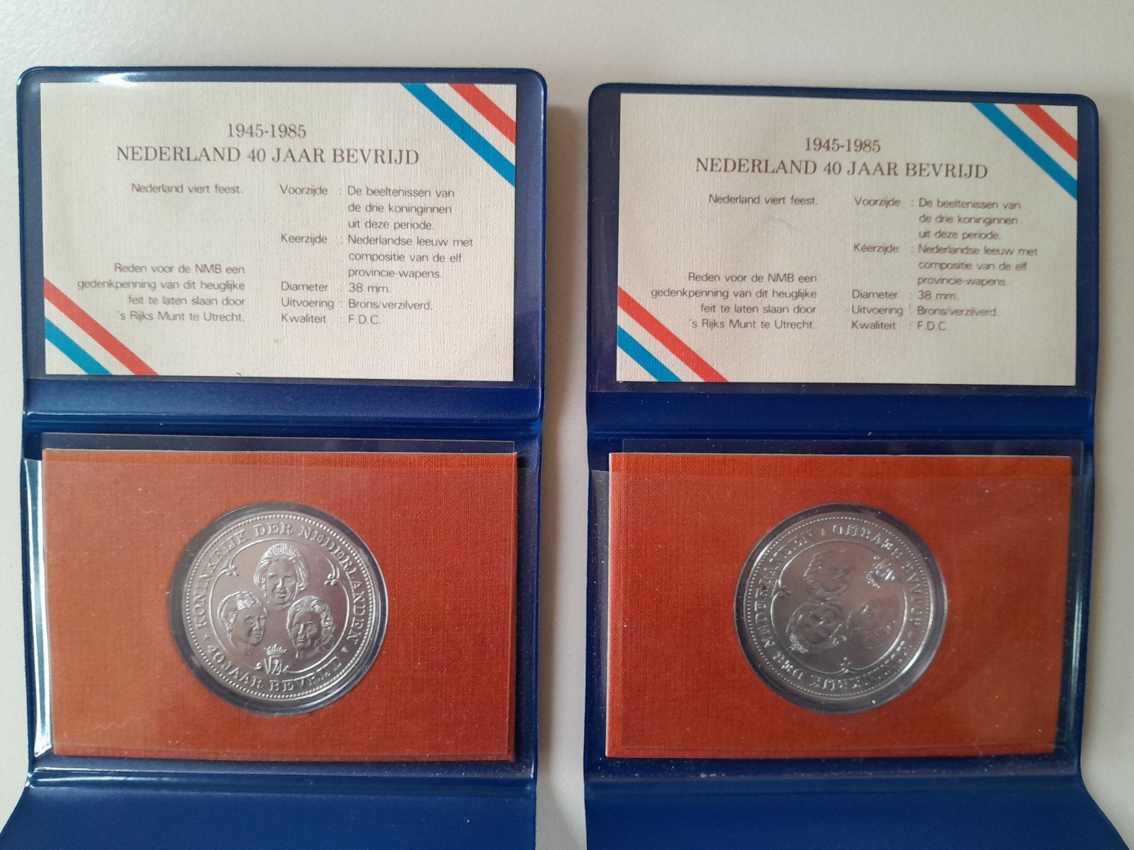 Penning gedenkpenning WOII Tweede Wereldoorlog, Ophalen of Verzenden, Nederland, Overige typen