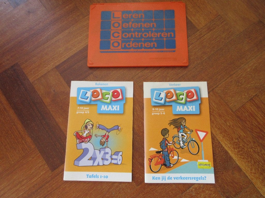 Loco Maxi : doos + 2 boekjes, Ophalen of Verzenden, Gebruikt, Puzzelen
