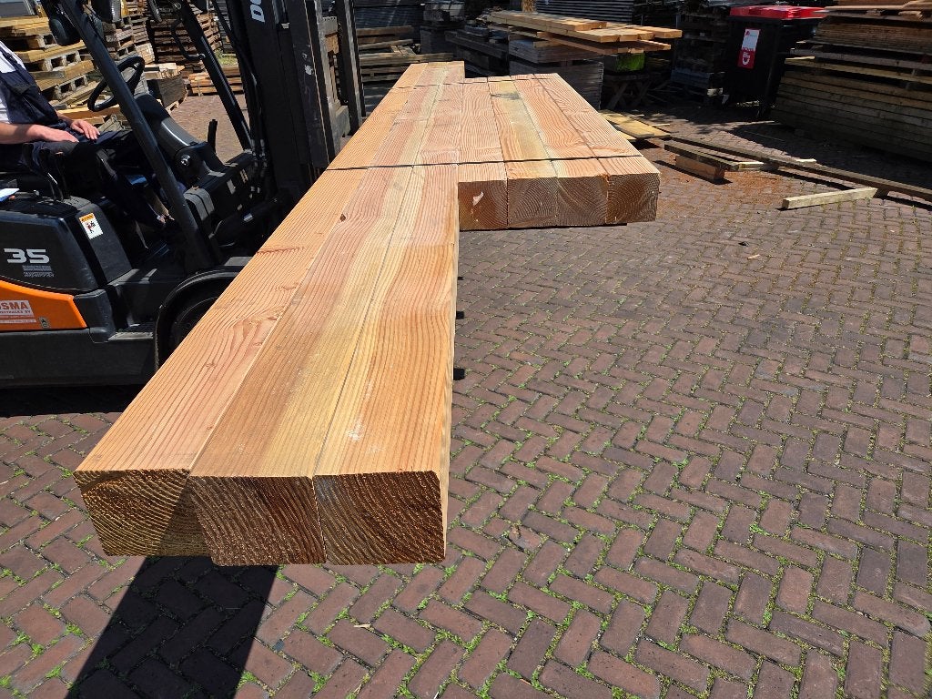 Douglas palen / balken - geschaafd 14.0x14.0 cm - nr: TB14, Ophalen, Nieuw, 250 cm of meer, Balken