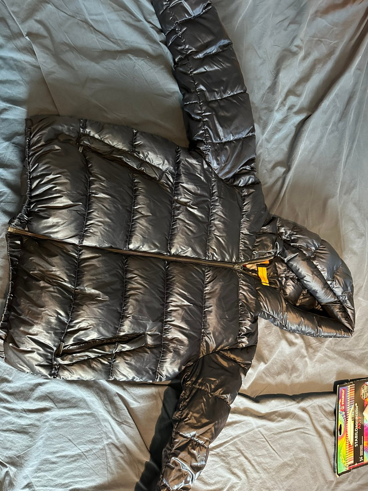 Parajumper jas maat Y-L echt gekocht bij de bijenkorf, Ophalen of Verzenden, Zo goed als nieuw, Blauw