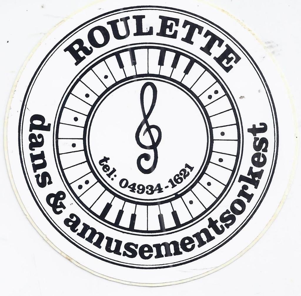 So180 sticker dansorkest roulette, Ophalen of Verzenden, Zo goed als nieuw, Overige typen