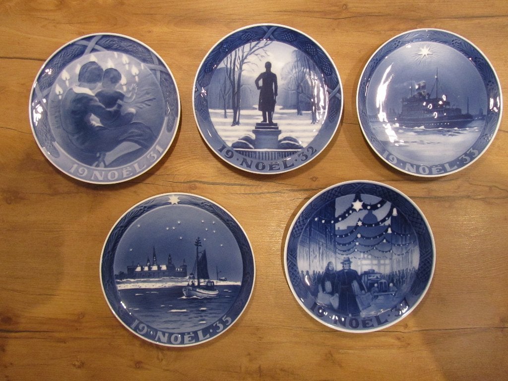 Royal Copenhagen kerstborden jaarborden, Ophalen of Verzenden