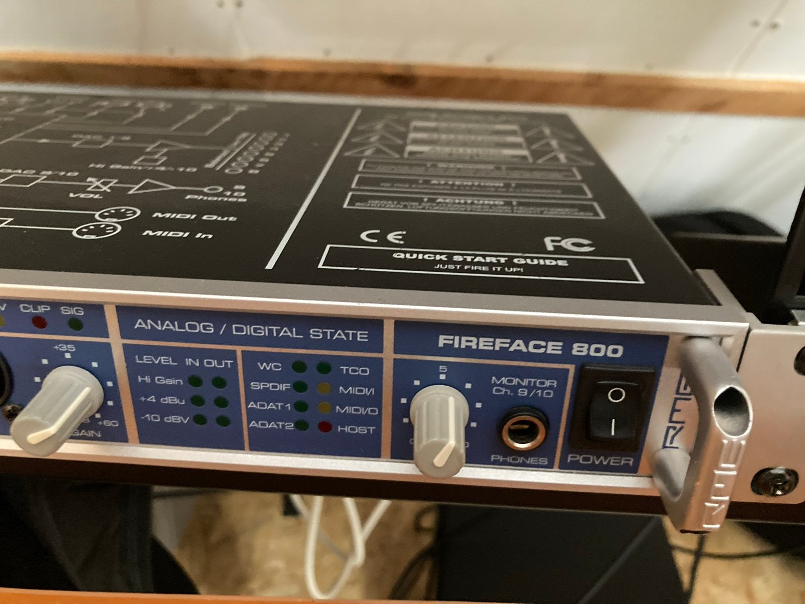 RME Fireface 800 audio interface met ARC USB controller, Ophalen, Zo goed als nieuw