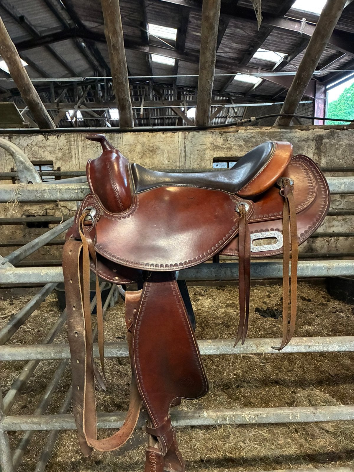 Boomloos westernzadel Silverado, Dieren en Toebehoren, Paarden en Pony's | Zadels, Ophalen, Gebruikt, Western