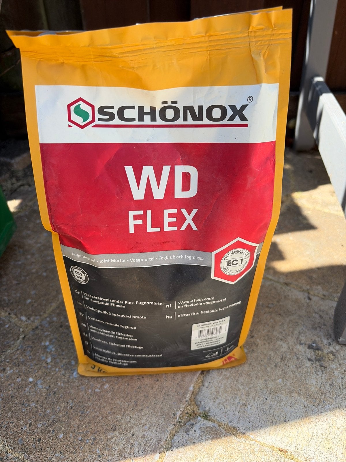 Schönox WD Flex Voegmortel Zilvergrijs, Ophalen, Nieuw, Overige materialen, Overige typen