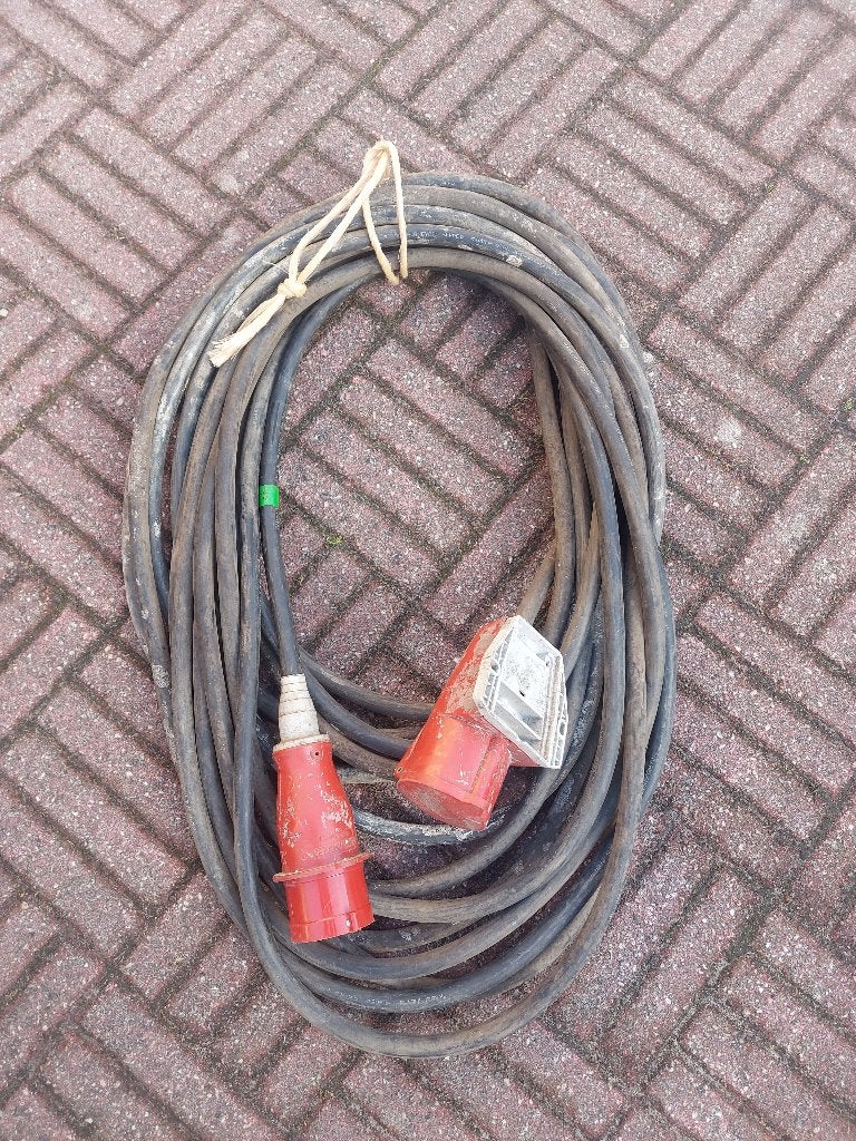 23 meter 5 x 4mm3 verlengkabel 32 amp, Doe-het-zelf en Verbouw, Elektra en Kabels, Ophalen, Xx, Xx, Kabel of Snoer