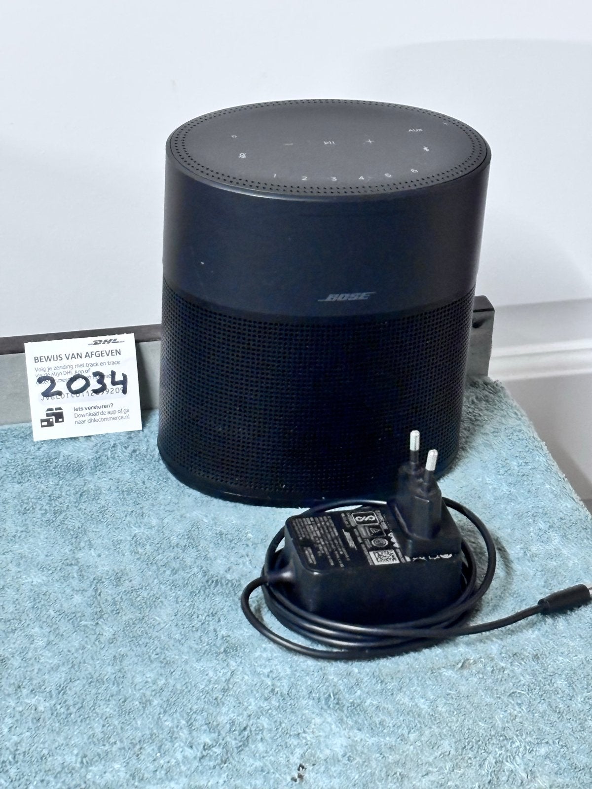 Bose Home Speaker 300 - Compacte Smart Speaker Zwart, Slimme speaker, Ophalen of Verzenden, Zo goed als nieuw, Bose