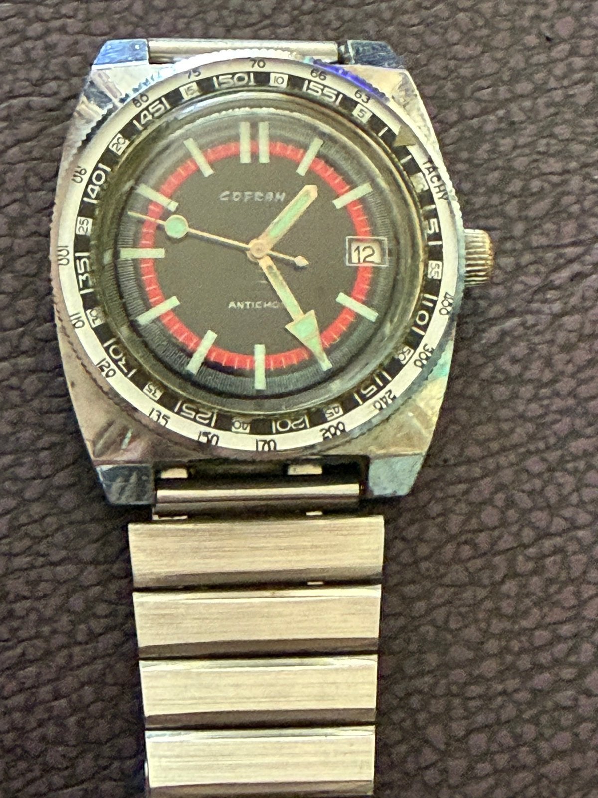 Leuk vintage mechanisch duikers horloge goed lopend, Sieraden, Tassen en Uiterlijk, Horloges | Heren, Ophalen of Verzenden, Polshorloge