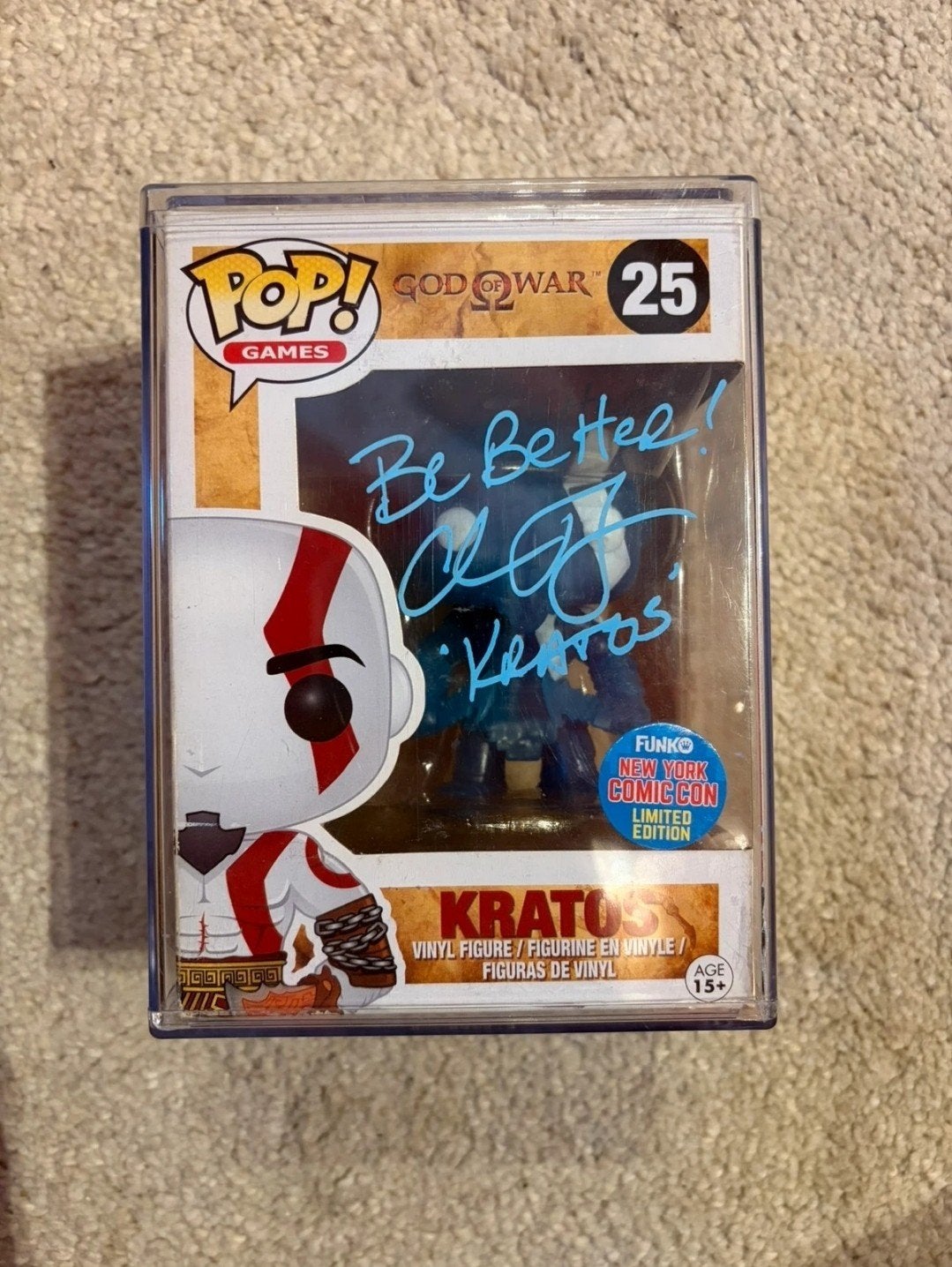 Funko Pop! Kratos #25 God of War NYCC Limited Edition, Ophalen of Verzenden