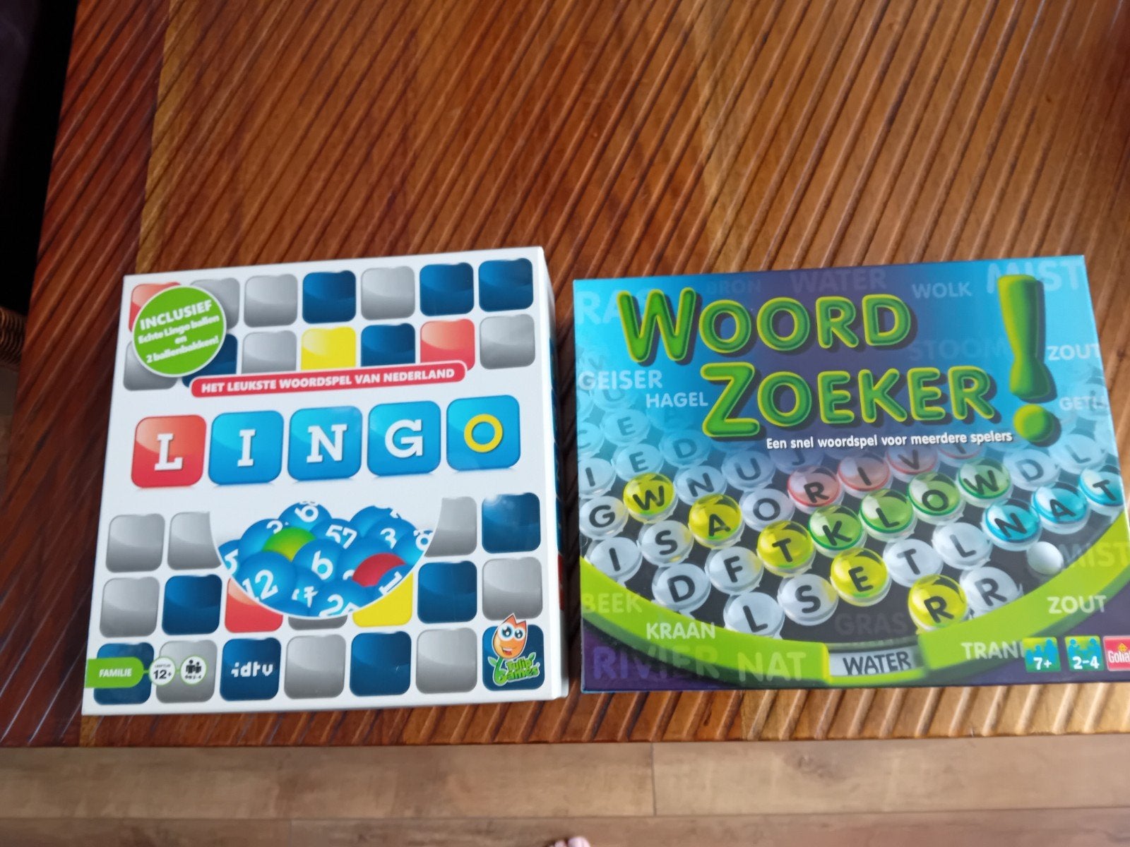 Lingo & Woordzoeker bordspellen - Zo goed als nieuw, Drie of vier spelers, Ophalen of Verzenden, Zo goed als nieuw, Jumbo