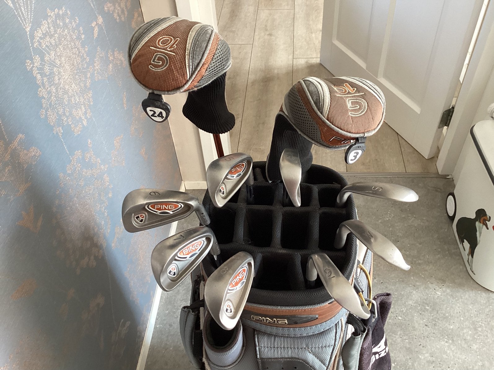 Ping golfset G10, Ophalen