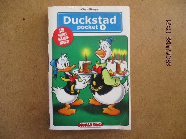 adv6001 donald duck duckstad pocket, Eén stripboek, Ophalen, Gelezen