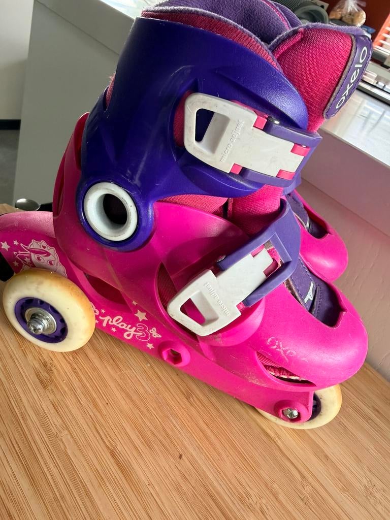 Rolschaatsen/ skielers 3 wielen. Decatlon. Maat 26-28, Kinderen en Baby's, Speelgoed | Buiten | Rolschaatsen, Kinderen, Ophalen of Verzenden