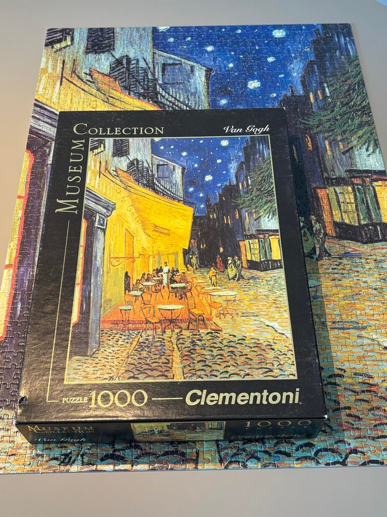 Clementoni Van Gogh Museum Collectie Puzzel 1000 stukjes, Ophalen, 500 t/m 1500 stukjes, Zo goed als nieuw, Legpuzzel