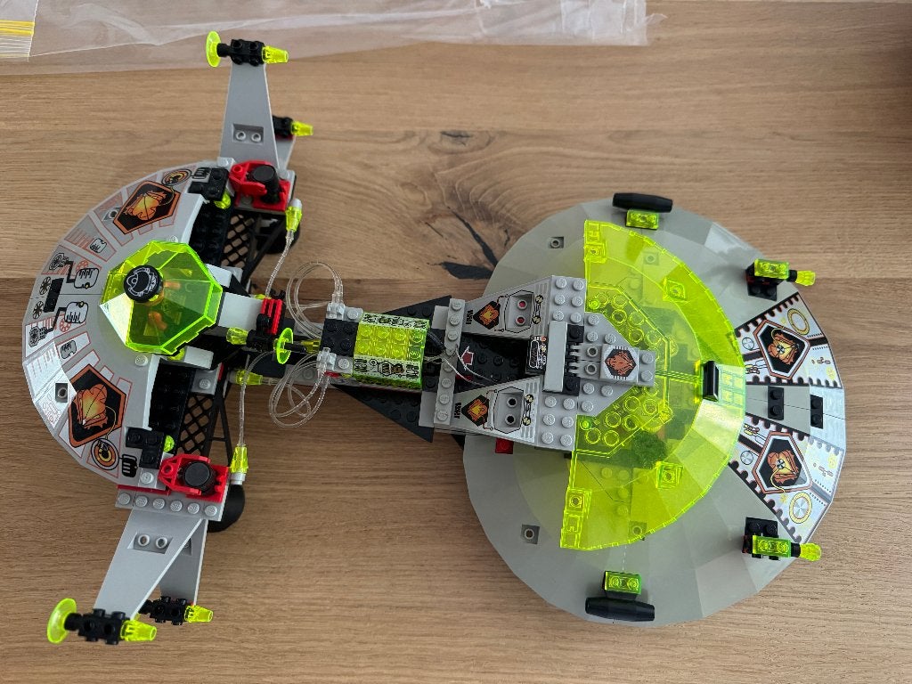 UFO Interstellar Starfighter 6979-1 (met werkende motor), Kinderen en Baby's, Speelgoed | Duplo en Lego, Gebruikt, Lego, Ophalen of Verzenden