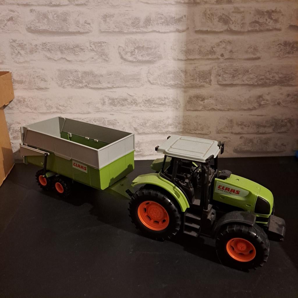 Tractor met kiepkar, Ophalen, Zo goed als nieuw