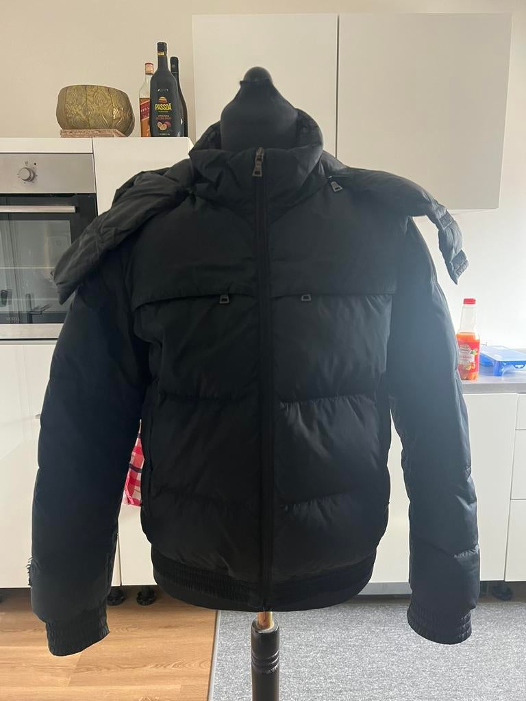 Prada, Kleding | Heren, Jassen | Winter, Ophalen of Verzenden, Gedragen, Maat 48/50 (M), Zwart