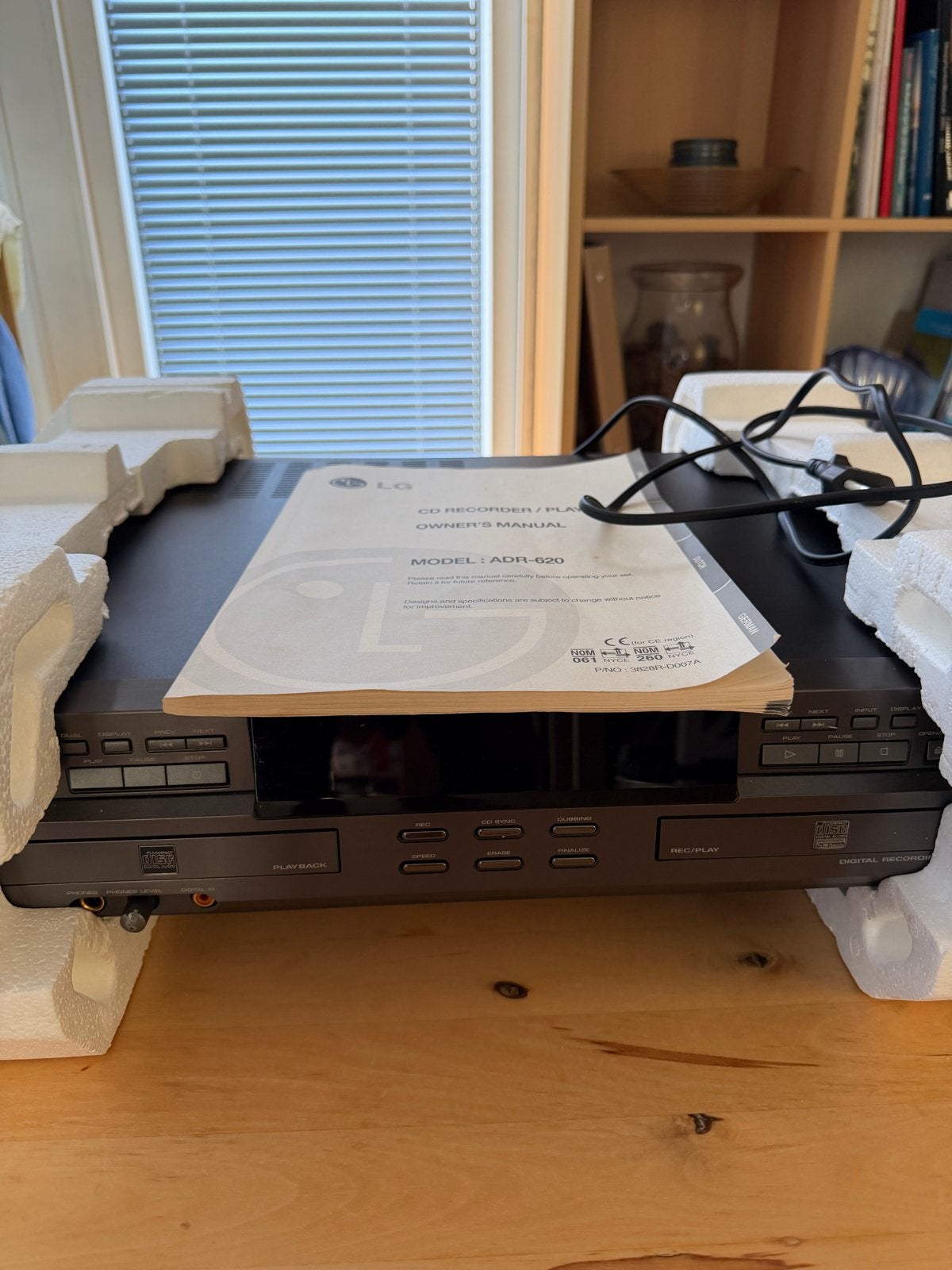 LG ADR-620 audio cd player + cd recorder + fb, Ophalen of Verzenden, Zo goed als nieuw, Overige merken