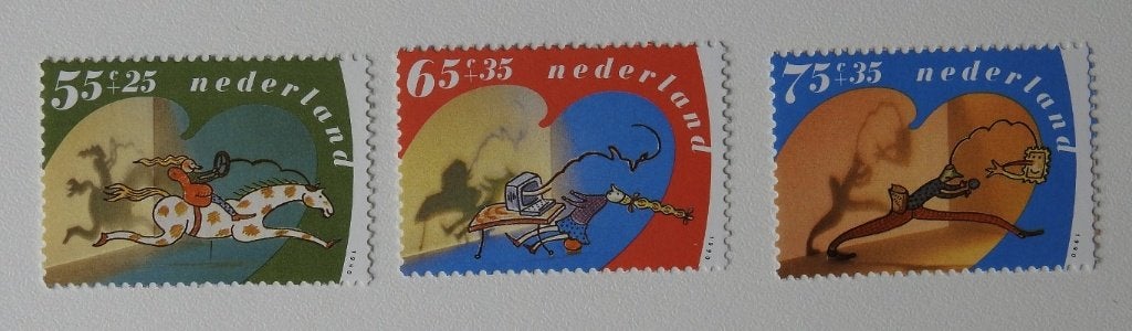 3 kinderpostzegels 1990, Verzenden, Na 1940, Postfris