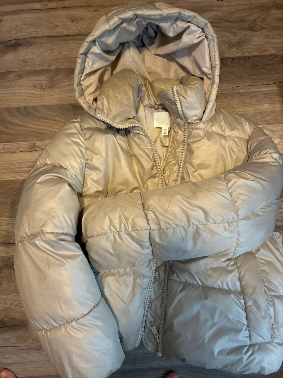 H&M Dames puffer jas Medium, Verzenden, Gedragen, Maat 38/40 (M), Jack