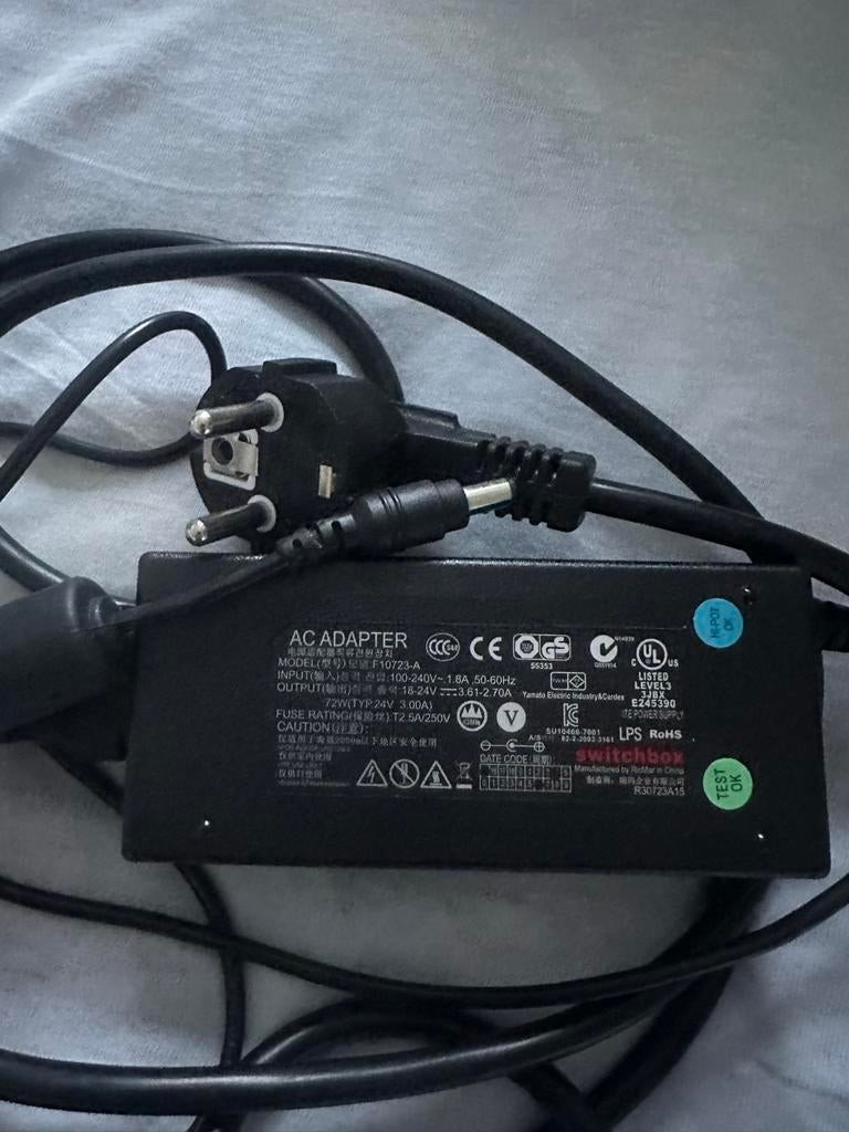 AC Adapter F10723-A 18-24V 3.61-2.70A, Ophalen of Verzenden, Gebruikt