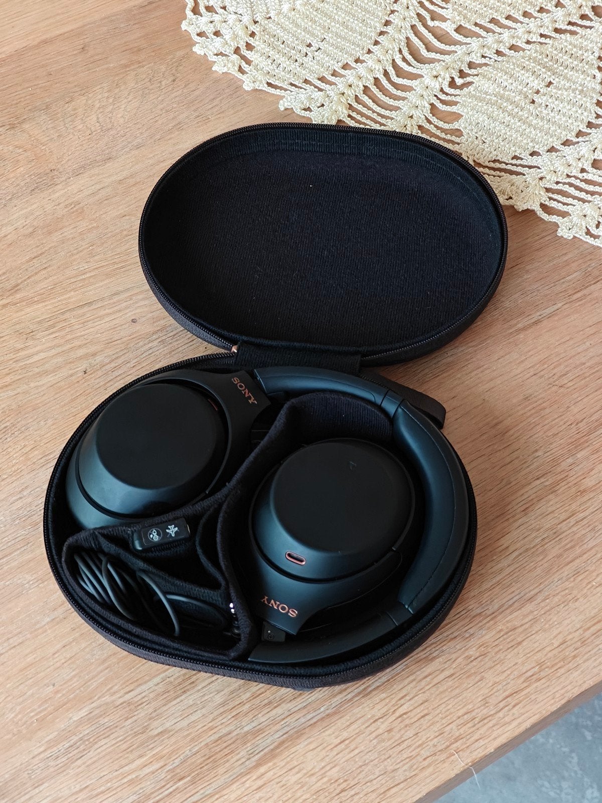 Sony WH-1000XM4 koptelefoon met alle accessoires, Audio, Tv en Foto, Koptelefoons, Draadloos, Ophalen of Verzenden, Zo goed als nieuw