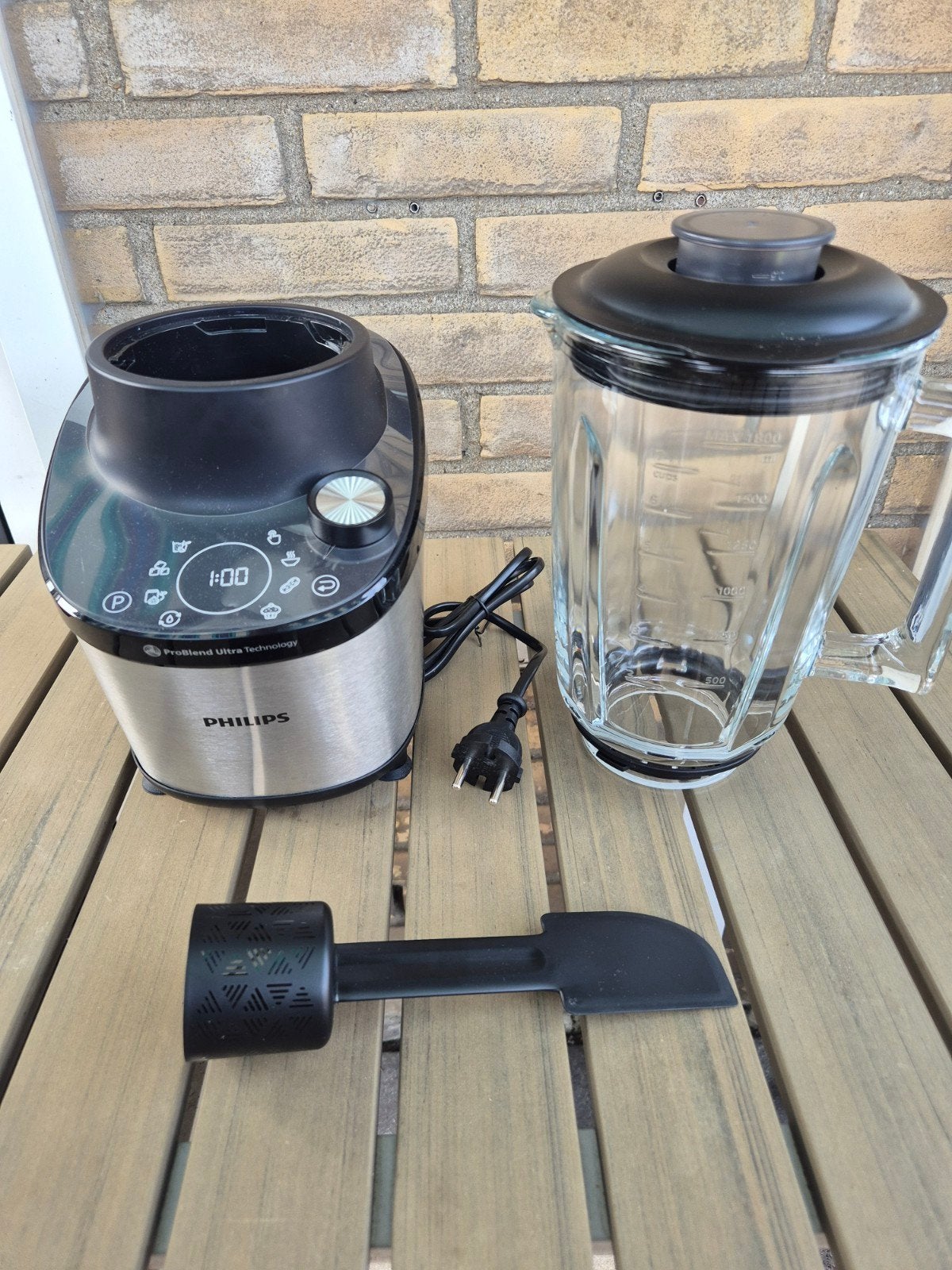 Philips Blender HR3760/00 - Zonder mesjes, 1 tot 2 liter, Nieuw, 3 snelheden of meer, Ophalen of Verzenden