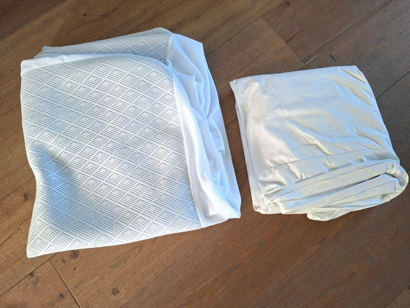 Anti allergeen 1 persoons matrashoes en 3D molton z.g.a.n., Gebruikt, Jongetje of Meisje, Wit, Overige typen