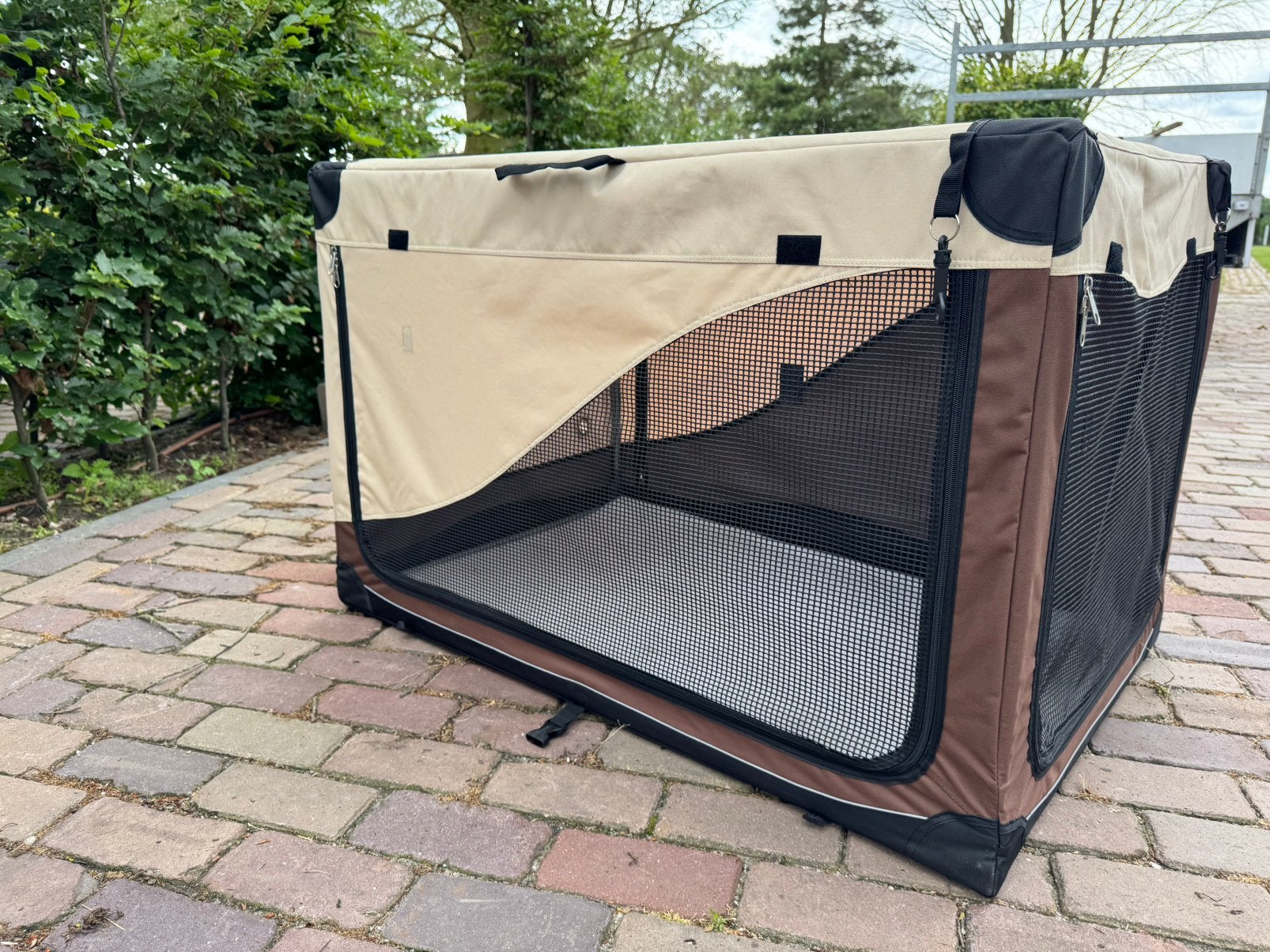 Opvouwbare nylon bench xl, Dieren en Toebehoren, Ophalen, Zo goed als nieuw