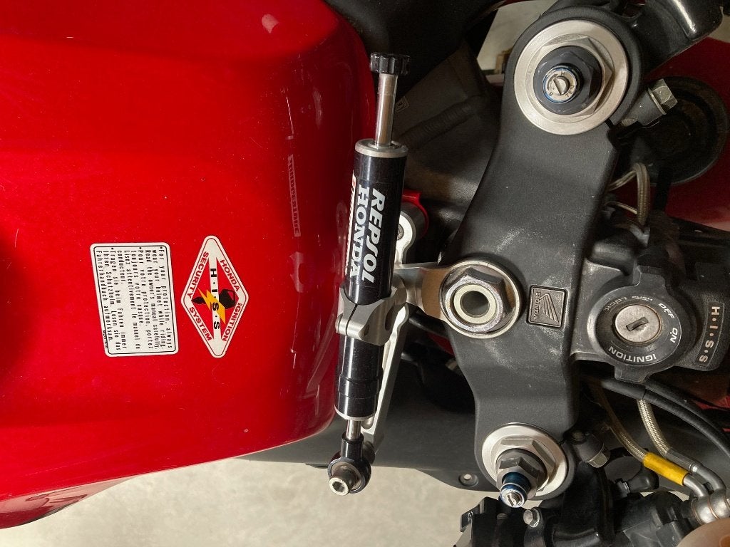 honda cbr 954 stuurdemper radiateur schakelpedaal standaard, Ophalen of Verzenden, Gebruikt