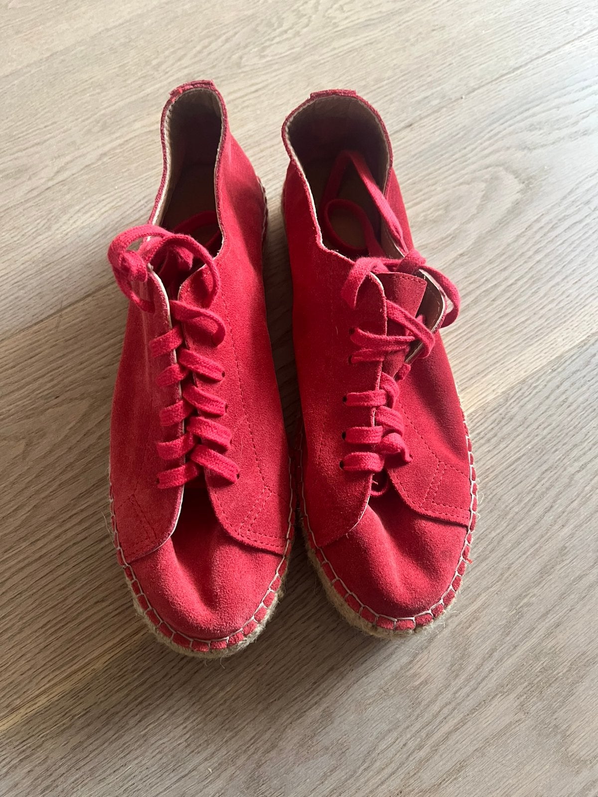 Shabbies Amsterdam espadrilles suede maat 41 nieuw, Nieuw, Ophalen of Verzenden, Espadrilles of Moccasins, Rood