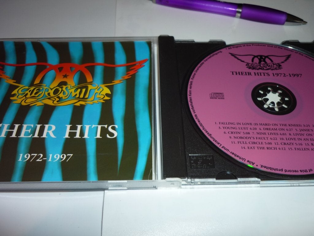 Aerosmith - Their Hits 1972-1997 CD unofficial release, Gebruikt, Ophalen of Verzenden, Inclusief doosje, Classic Rock