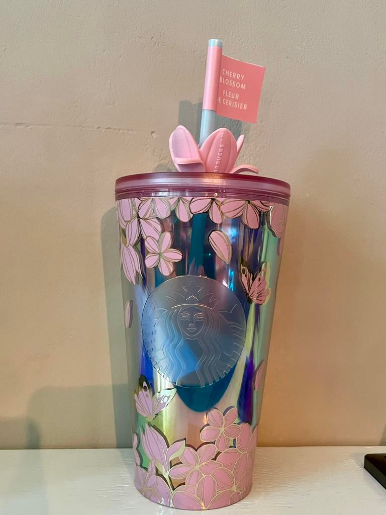 Starbucks cup Cherry Blossom, Ophalen of Verzenden, Zo goed als nieuw