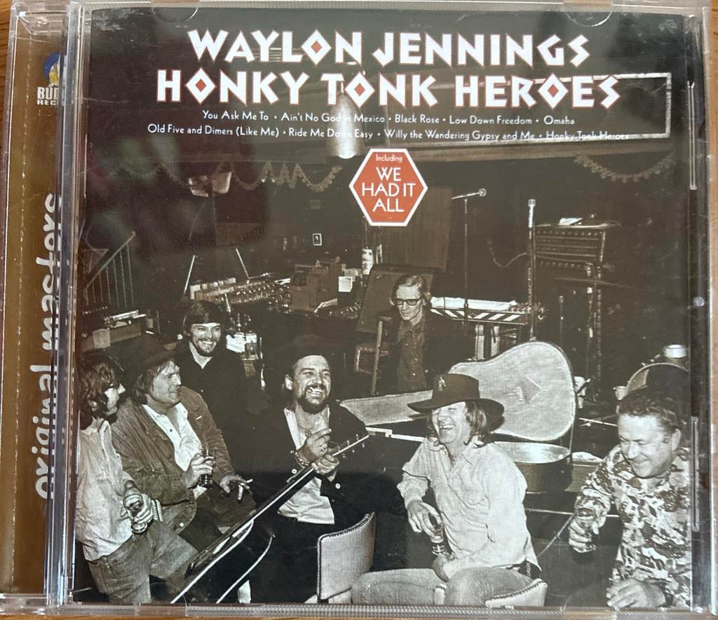 Waylon Jennings - Honky Tonk Heroes CD, Ophalen of Verzenden