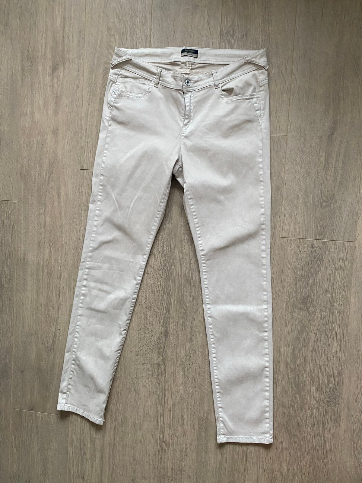 Claudia Sträter broek, Ophalen of Verzenden, Zo goed als nieuw, Beige