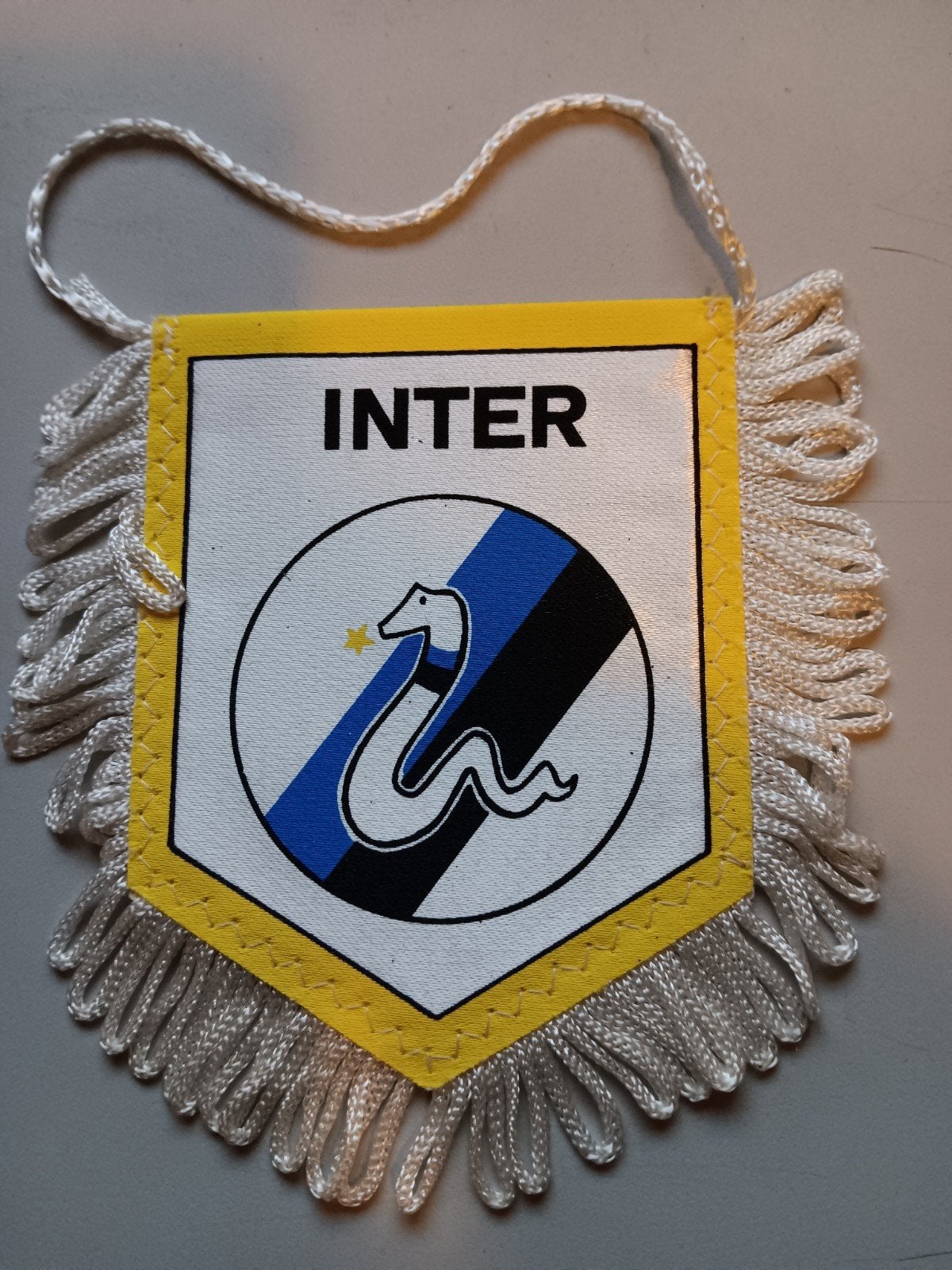 Inter Milan vaantje - Voetbal Fan Item, Ophalen of Verzenden, Zo goed als nieuw