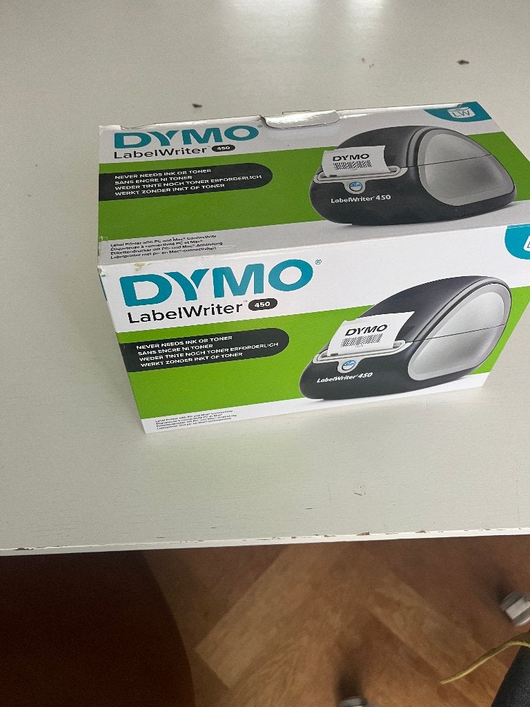 Dymo label writer 450 + labels, Computers en Software, Labelprinters, Qwerty, Dymo, Ophalen of Verzenden, Zo goed als nieuw