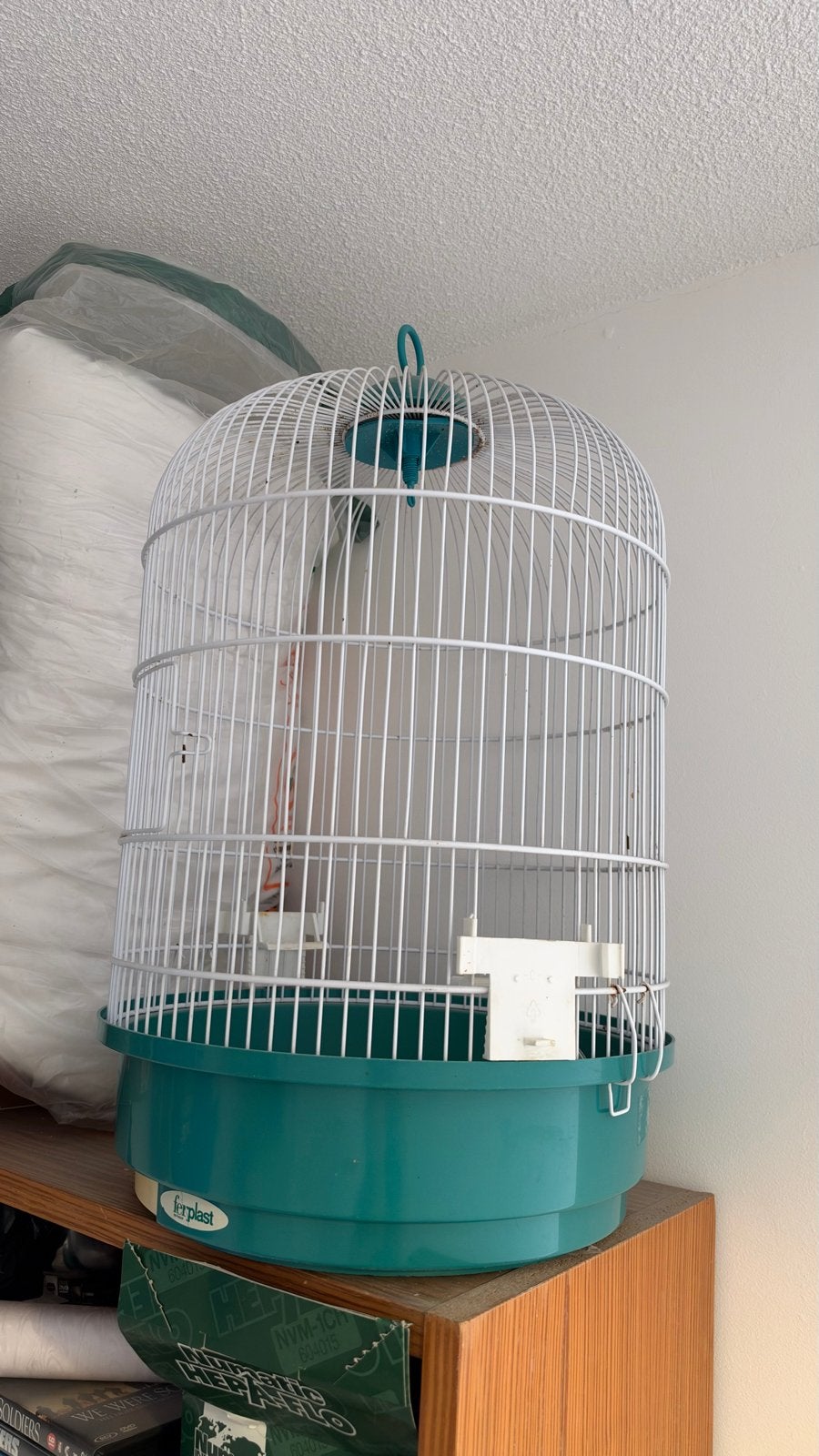 Vogelkooi, Ophalen, Metaal, Vogelkooi
