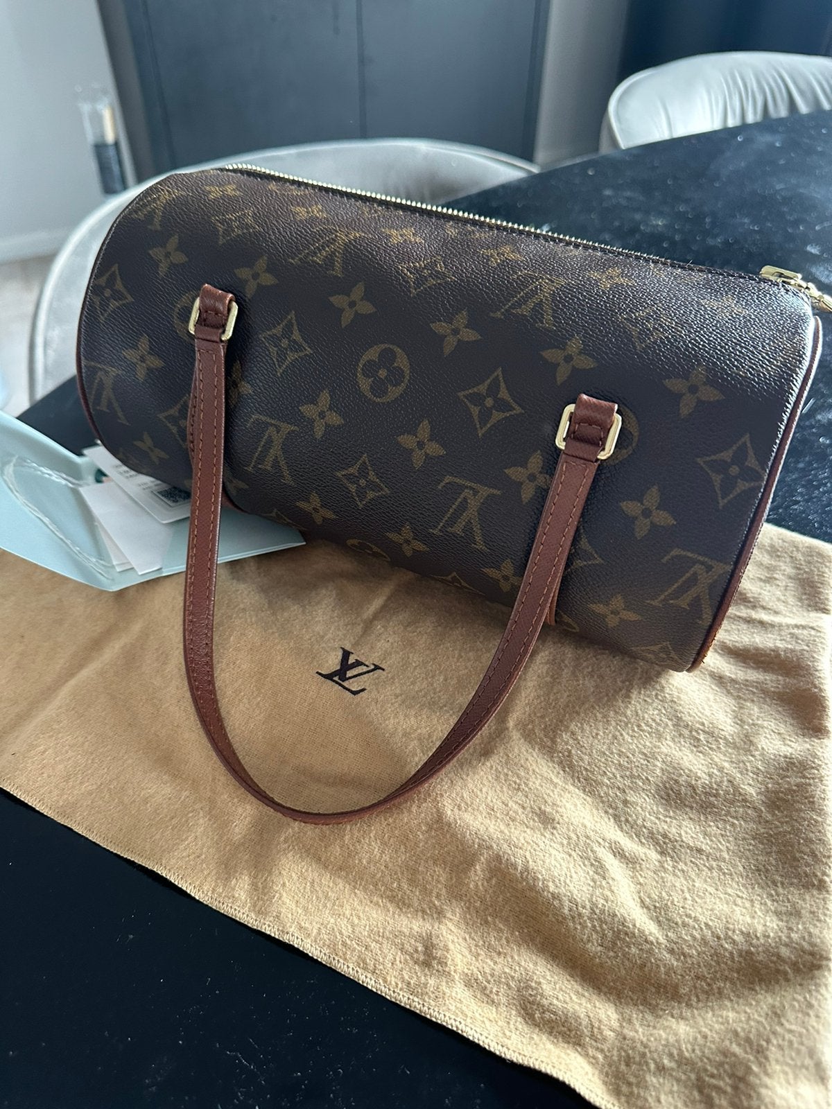 Louis Vuitton Papillon 30 Monogram | Zeer nette staat, Ophalen of Verzenden, Zo goed als nieuw, Bruin, Handtas