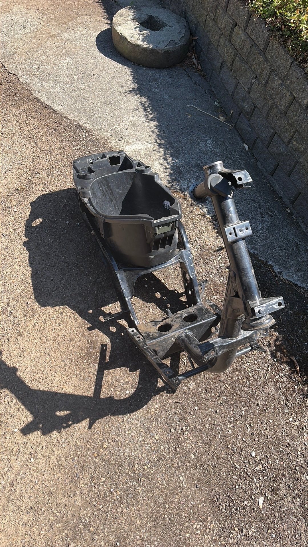 Piaggio zip brom frame ZONDER wok, Ophalen, Zo goed als nieuw, 55 cm of meer, Meer dan 20 versnellingen