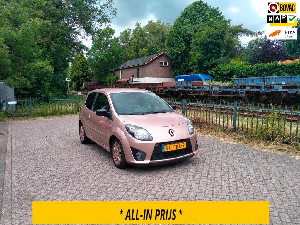 Renault Twingo 1.2-16V Miss Sixty Airco Cruise dubbele achte, Auto's, Gebruikt, Zwart, 4 stoelen, Origineel Nederlands