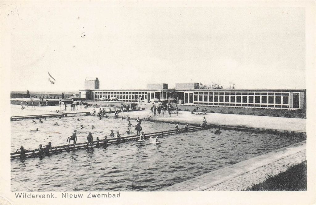 702-419-021 Wildervank Nieuw Zwembad, Verzamelen, Ophalen of Verzenden, Voor 1920, Groningen