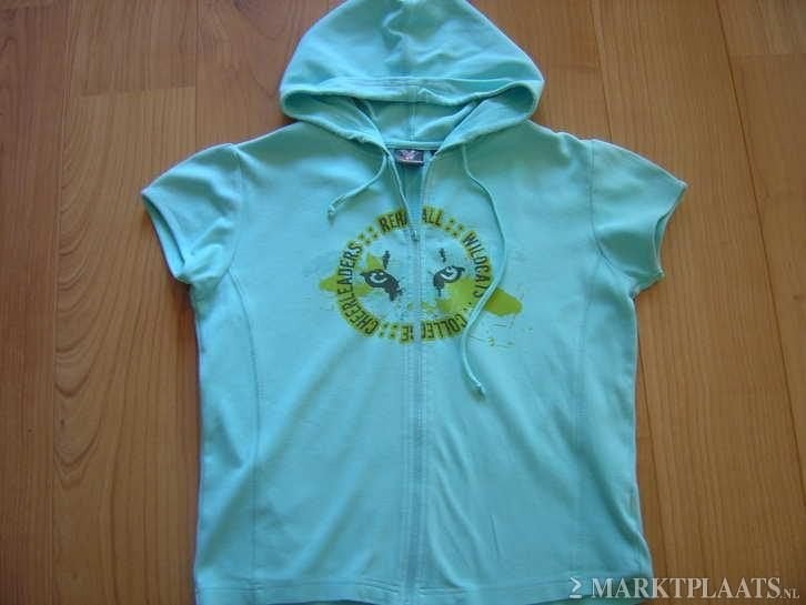 gaaf REHALL lichtblauw vestje mt S (qwe), Blauw, Rehall, Ophalen of Verzenden, Zo goed als nieuw