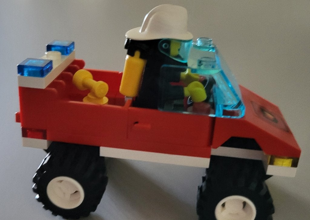 lego brandweerman, Ophalen, Lego, Zo goed als nieuw, Minifiguur