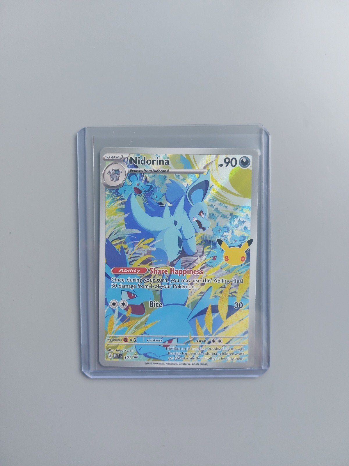 Nidorina Promo 101 30th 🎉, Ophalen of Verzenden