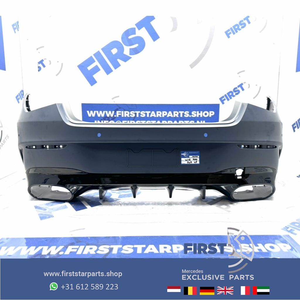 W118 CLA45 AMG ACHTERBUMPER origineel Mercedes CLA Klasse A1, Gebruikt, -, Ophalen of Verzenden, Achter